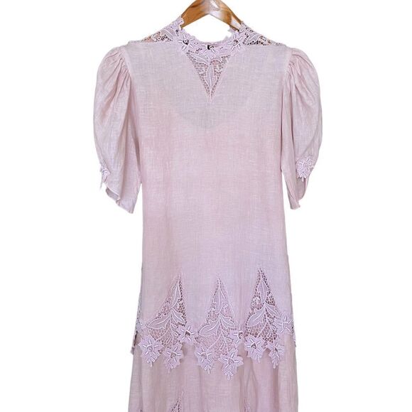 Capriccio by Digna Victorian Linen & Lace Two Piece Dress - Picture 2 of 12